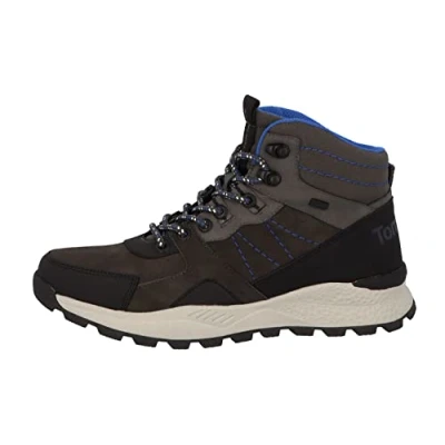 Image of TOM TAILOR Men&#039;s 4280212 Mid Calf Boot, Coal, 9 UK
