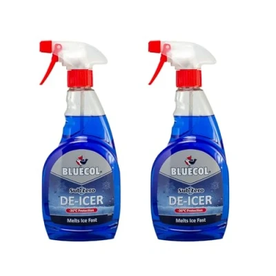 Image of Bluecol BLD500 Sub Zero De Icer Trigger Fast Ice Melt 500ml x 2