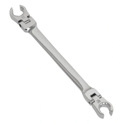 Image of Sealey Premier Flexi Head Flare Nut Spanner 10 x 11mm
