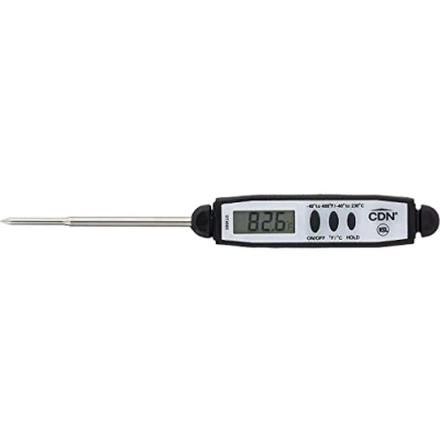 Image of CDN Digital Waterproof Pro Accurate Quick Tip Cooking Thermometer, 15 cm, 40 to +230 C