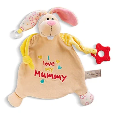 Image of NICI 48891 Hase Comforter Rabbit 25x25cm, Solid, Beige