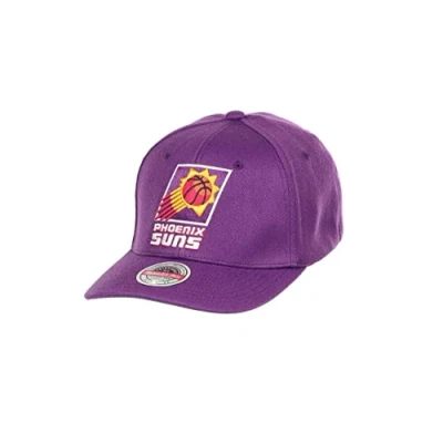 Image of Mitchell &amp; Ness Phoenix Suns Purple NBA Team Ground 2.0 Stretch Snapback HWC Cap One Size