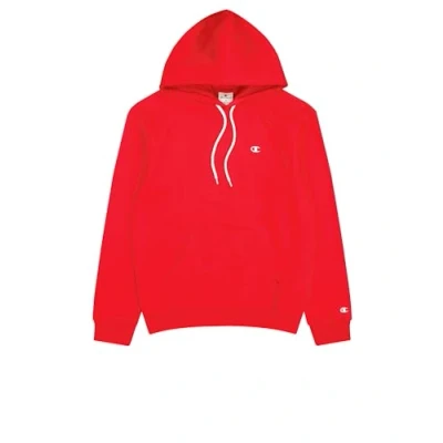 Image of Champion Men&#039;s Legacy Basics Powerblend Fleece Hooded Sweatshirt, Red (RS054), S