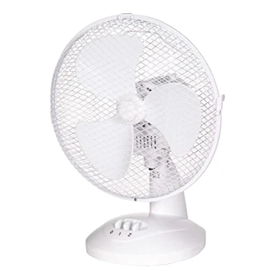 Image of Russell Hobbs 9&quot; Inch, Portable Desk Fan, 2 Speeds, Wide Angled Oscillation, Quiet Operation, Perfect for Bedroom or Office, White RHPDF0921