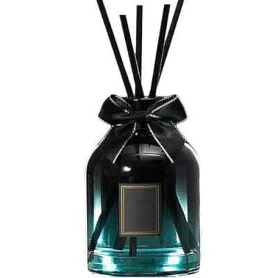 Image of TUPANDY 150ml/5oz Fragrance Glass Diffuser Bottle Empty Reed Jars Aromatherapy Storage Container Accessories Use for DIY Replacement Sets (Gradient)