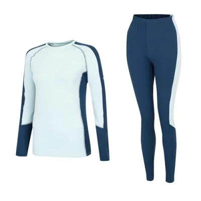 Image of Dare 2b Women&#039;s Quick Drying Exchange Iii Base Layer Set Moonlight Denim Blue, Size: 14
