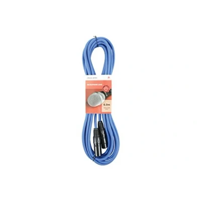 Image of Premium XLR Male Female Cable Microphone Blue 6.0M