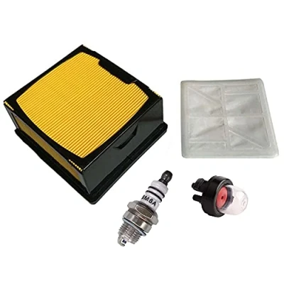 Image of Air Filter Spark Plug Kit Primer Pump Set For Husqvarna K760 K770 Partner Cut Off Concrete Saw 525470601 574362302