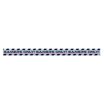 Image of Amscan 9915530 Kids Battle Royal Gamers Birthday Party Caution Tape Decoration 6.1m