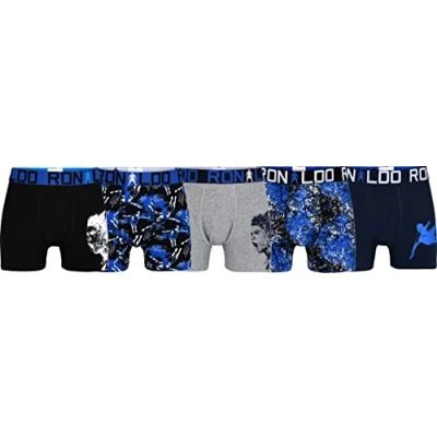 Image of Cristiano Ronaldo CR7 5PACK Pants for kids, Size: 7 9y, Multicolor