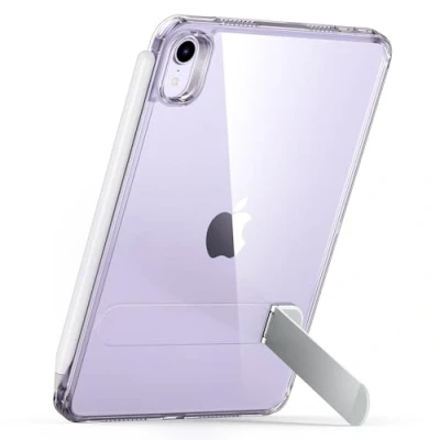 Image of ESR for iPad Mini 7 Case 2024 (A17 Pro), 7th/6th Generation 8.3 inch with Stand, 3 Stand Modes, Slim and Light, Drop Protection, Supports Pencil Pro/USB C, Boost Kickstand Cover, Clear