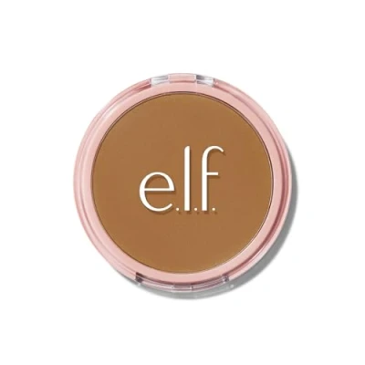 Image of e.l.f. Halo Glow Powder Filter, Pressed Finishing Powder, Buildable Coverage, Crease Resistant, Blurs the Appearance of Pores, With Velour Puff and Mirror, Vegan &amp; Cruelty Free, Deep Neutral