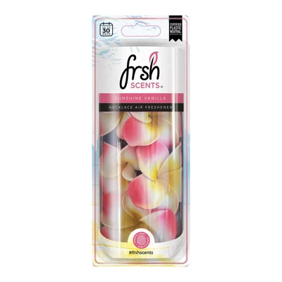 Image of FRSH Scents FR9774 Air Freshener Sunshine Vanilla Scented Flower Necklace