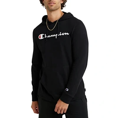 Image of Champion Men&#039;s Middleweight Hoodie Jacket, Black 549921, XXL UK