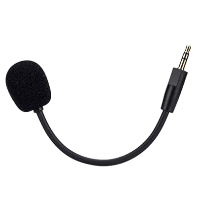 Image of Alphatec Replacement Game Mic for JBL QUANTUM 100 (Q100) Gaming Headset on PC/XBOX/PS/SWITCH/MAC, 2.5mm Detachable Boom Microphone