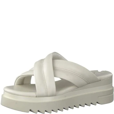 Image of MARCO TOZZI Women&#039; 2 27504 20 Mule, Cream, 7.5 UK