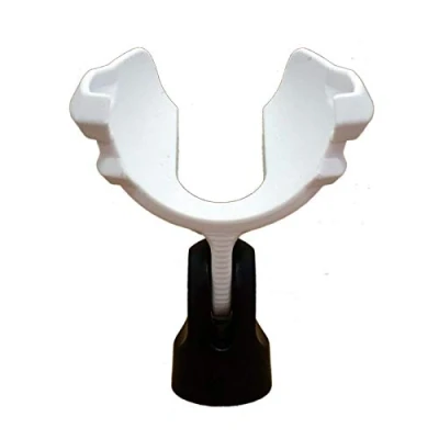 Image of Ammo Clip JT 30 Bullet Mic Holder for Hohner Blues Blaster, Astatic And Other Similar Harmonica Microphones (Ice White)