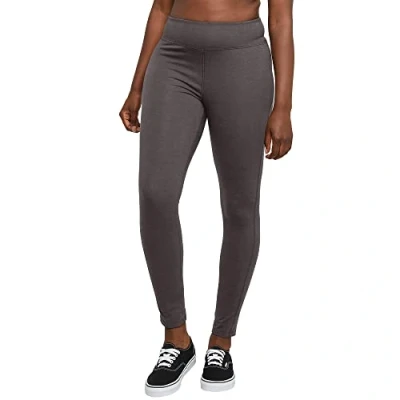 Image of Hanes Women&#039;s Stretch Jersey Legging, Charcoal Heather, XX Large