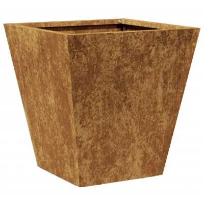 Image of vidaXL Garden Planter 30x30x30 cm Weathering Steel