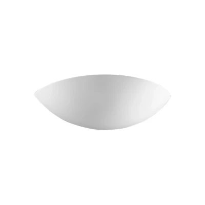 Image of Bisquitte Lifestyle Ceramics Plaster Wall Light White, 1x R7S