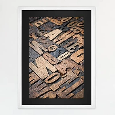 Image of MCS Frame for Puzzles, White, 20 x 27 in or smaller