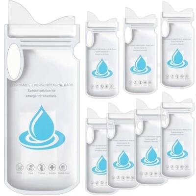 Image of YUNYU 8pcs Disposable Female Urinal,Urine Bags Camping Hiking Urination Pee Device, Women Stand Funnel Emergency Portable Urinal Bottle For Traffic Jam/Travel/Camping/Hiking/Car Travel