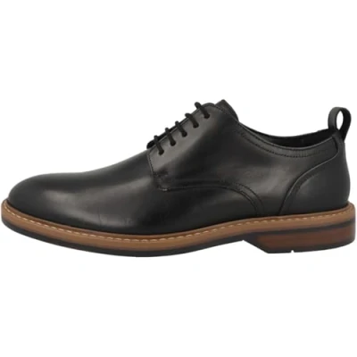 Image of Clarks Aldwin Smart laceups, Men&#039;s, Size: 9.5, Black Leather