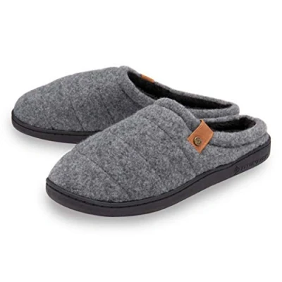 Image of DUNLOP Mens Finlay Mule Slippers MTO Grey UK 8