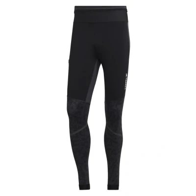 Image of Adidas Terrex AGR Tight Leggings, Men&#039;s, Size: Small, Carbon