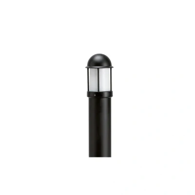 Image of Bollard Light 230V Tall Plain E27 Black JCC NiteLED