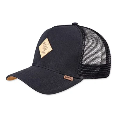 Image of Djinns Jersey Patch Black HFT Trucker Cap One Size