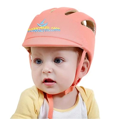 Image of Baby Helmet Toddler Protective Hat Infant Head Cotton Adjustable Safety for Learning to Climb and Walk