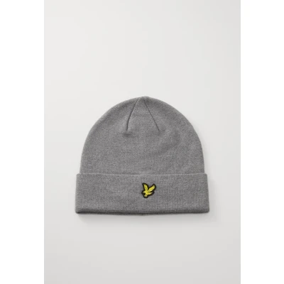 Image of Lyle &amp; Scott Beanie Unisex Beanie, Size: One Size, Mid grey marl