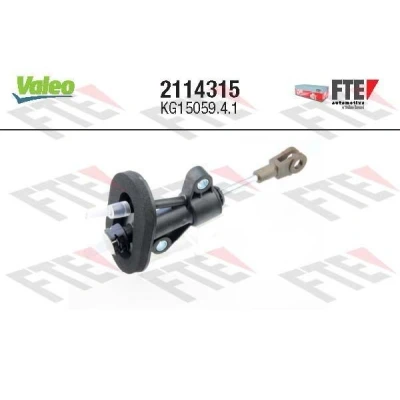 Image of 55190994 Clutch Master Cylinder VALEO 2114315 for right hand drive vehicles VAUXHALL: Corsa Mk4, Mk3, Adam, FIAT: Grande Punto Hatchback