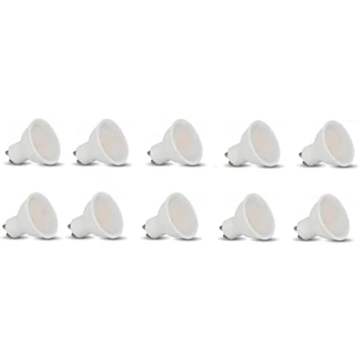 Image of Pack of 10 Bulbs GU10 5 W Cool White 40 Eq. V Tac Brand