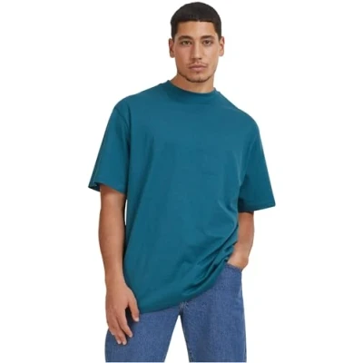 Image of Urban Classics TALL TEE Basic Tshirt, Men&#039;s, Size: Large, Teal