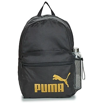Image of Puma Phase Backpack Unisex Rucksack, Size: One Size, Black/golden