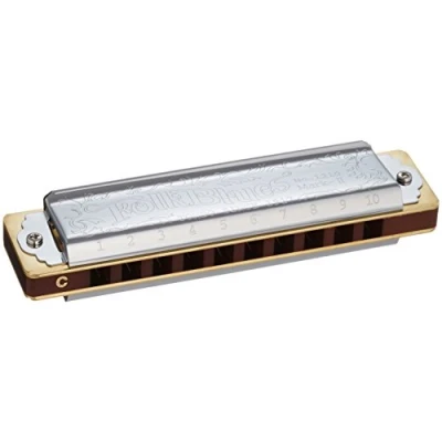 Image of Tombo 1210C Mundharmonika Folk Blues MKII, Major Diatonic, 10 Kanzellen, C Dur,Silver