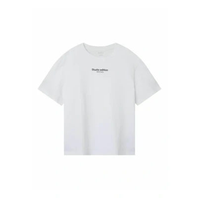 Image of NAME IT Boy&#039;s NKMBRODY SS NREG TOP NOOS T Shirt, Bright White/Print:W. Black Print, 158 164 cm