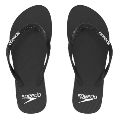 Image of Speedo Women&#039;s Flip Flop Summer Style Beach Footwear Thongs, Black, 4 UK