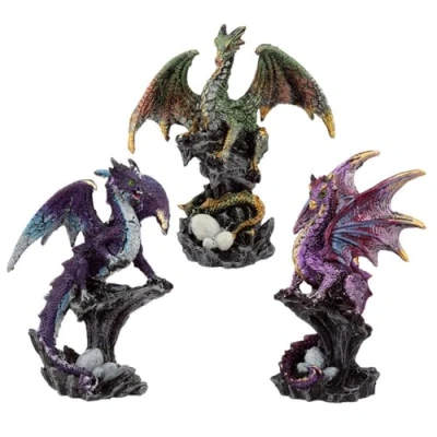 Image of Puckator Dark Legends Guardian Mother Dragon Home Decoration Ornaments Resin Accessories Living Room Fantasy Gifts For Men