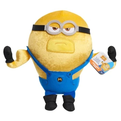 Image of Just Play Illumination Minions Despicable Me 4 Squooshy Plush Mega Dave, Kids Toys for Ages 3 Up