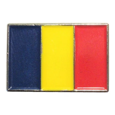 Image of Mercmad Romanian National Flag Romania Drapelul României Enamel Badge
