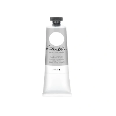 Image of Gamblin G1890 37ml Artists Grade Oil Color Radiant White