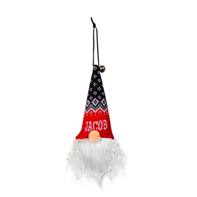 Image of History &amp; Heraldry Light Up Gonk Pre personalised Christmas Hanging Decoration Jacob 00269860386