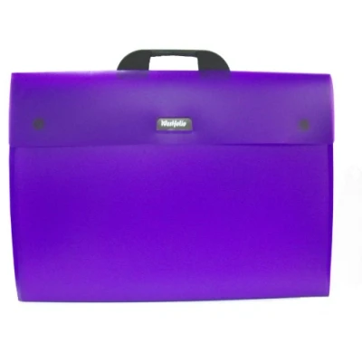 Image of Westfolio Art Portfolio Folder Purple A3, 100 Sheet Capacity, Carry Case Bag For Art, Painting Keeps Paper Flat Travel, School, Class, University, College, Homework, Projects