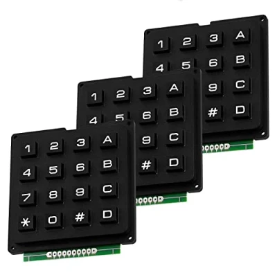 Image of AZDelivery 3 x 4x4 Matrix Array 16 Switch Keypad Keyboard Module compatible with Arduino Including E Book!
