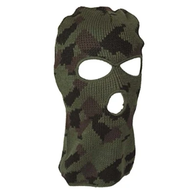 Image of HOOD BALACLAVA ACRYLIC 3 HOLE TARN