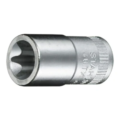 Image of Stahlwille STW40TXE6 1/4 Inch Drive E6 5.7mm Outside Torx Socket Silver