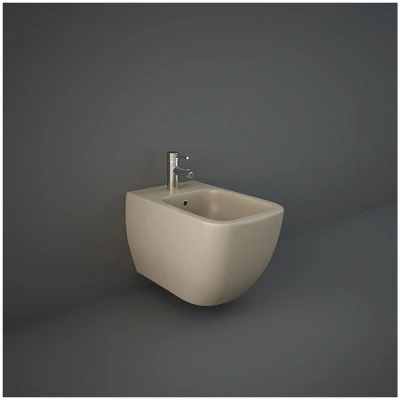 Image of RAK Ceramics Feeling Wall Hung Bidet Cappuccino MP07514A